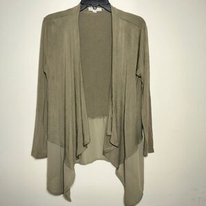 Retrology Cardigan Women's Olive Green Size Medium